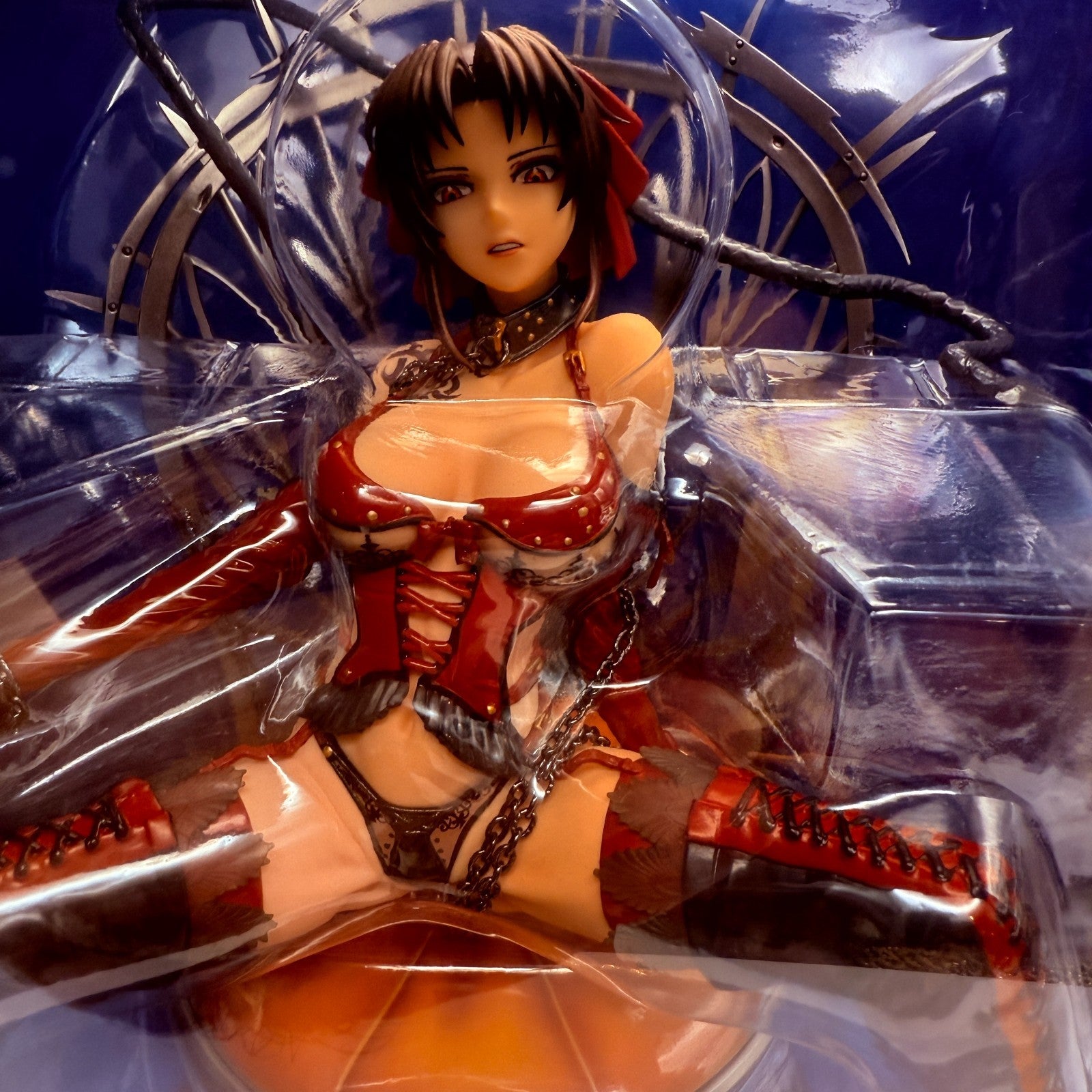 Medicos Black Lagoon Revy Scarlet Queen 1/7 Figure 20th Anniv Box Damaged Japan2