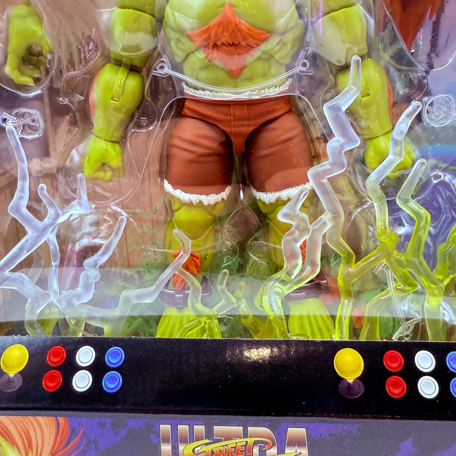 Jada Toys Street Fighter II Blanka 1/12 Action Figure Japan Evolit Ver New Seale3