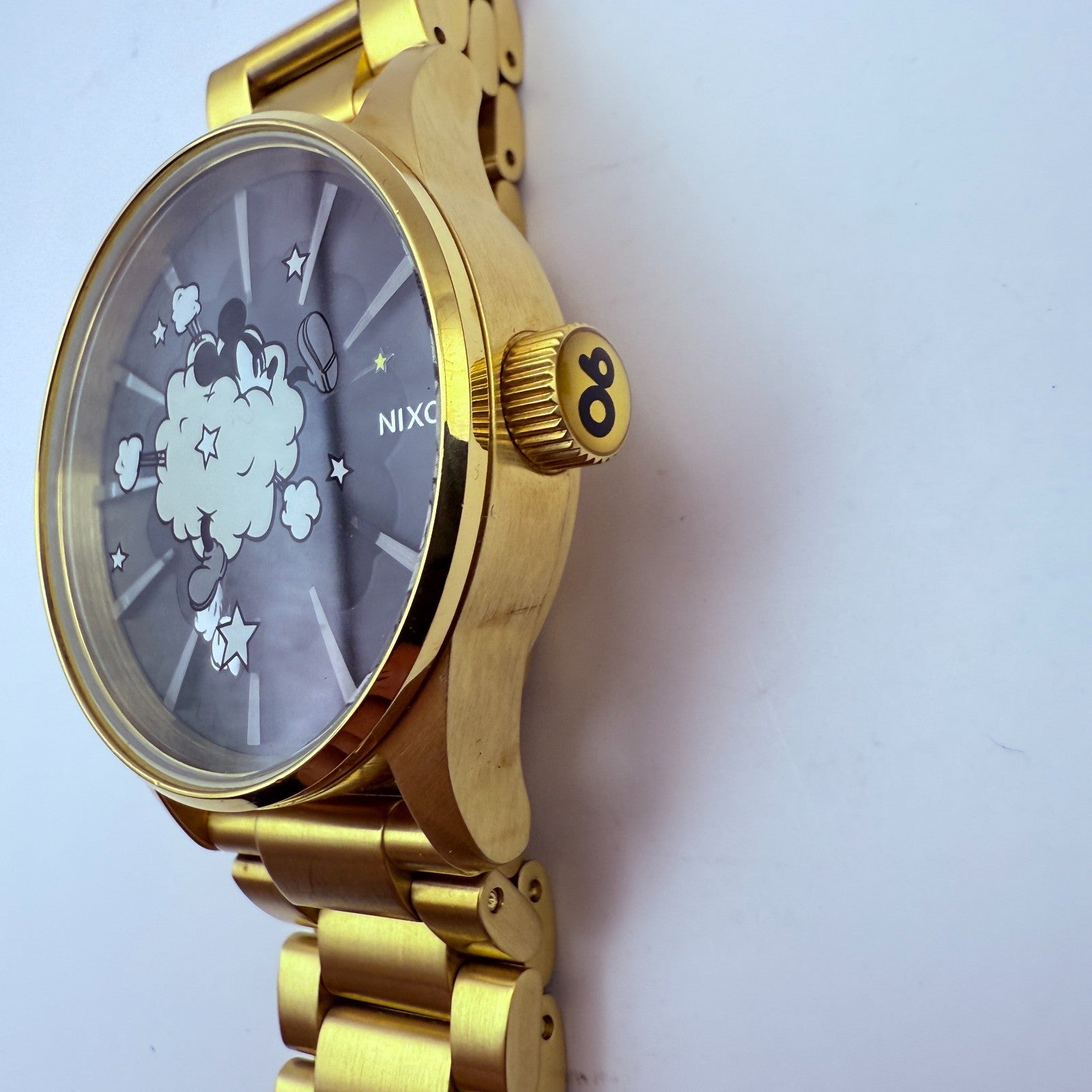 NIXON THE MICKEY MOUSE 90th SENTRY SS Wristwatch Quartz japan [express]12