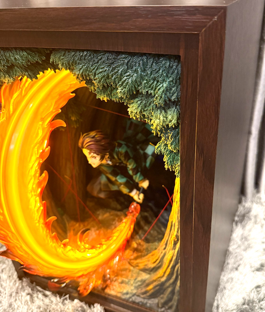 Demon Slayer  Tanjiro Kamado Hinokami Kagura Enbu Luminous figure[express]1