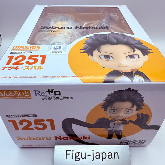 Subaru Natsuki Re Zero Nendoroid 1236 Good Smile Company Figure MISB1