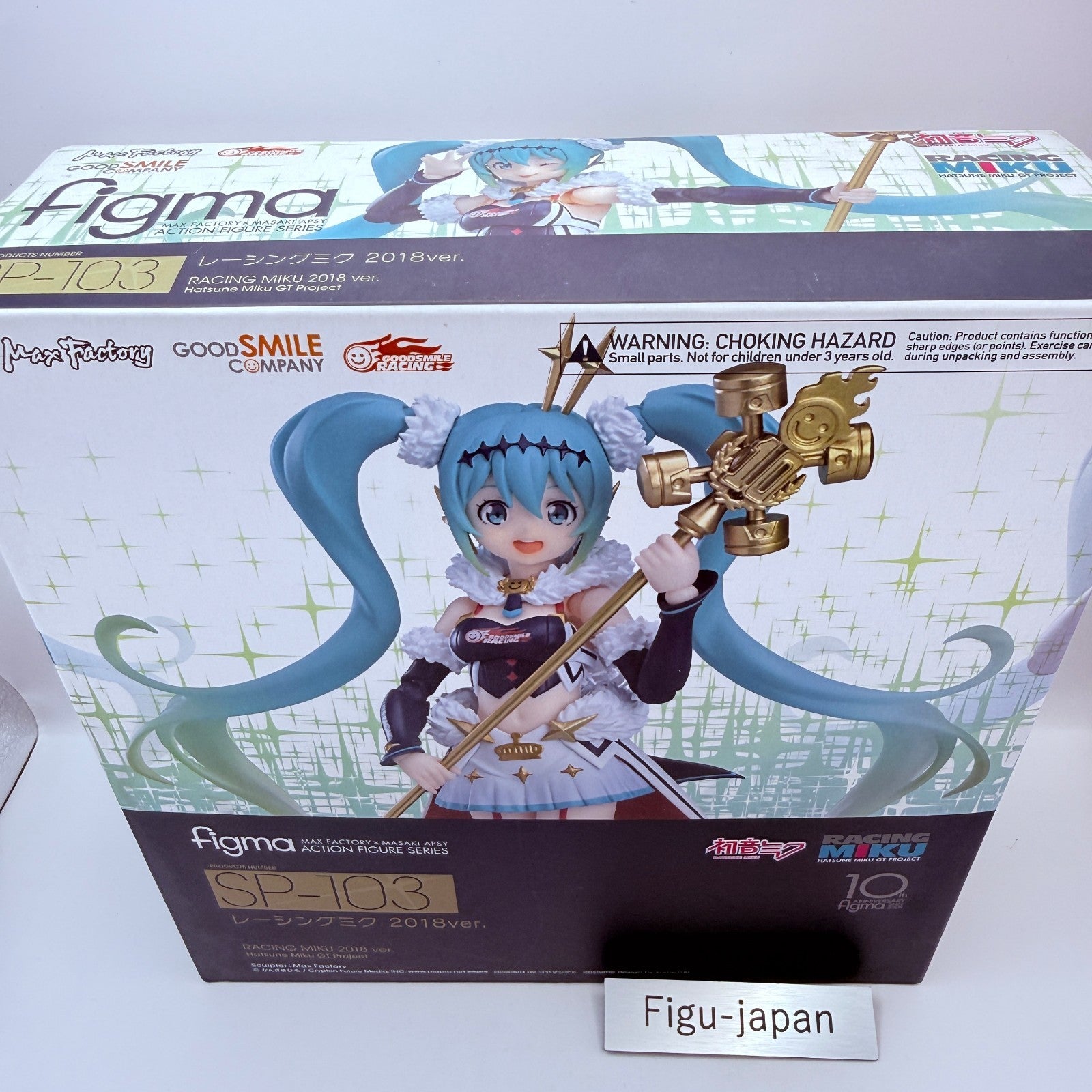 Hatsune Miku Racing 2018 figma SP-103 GT Project Max Factory Action Figure MISB7