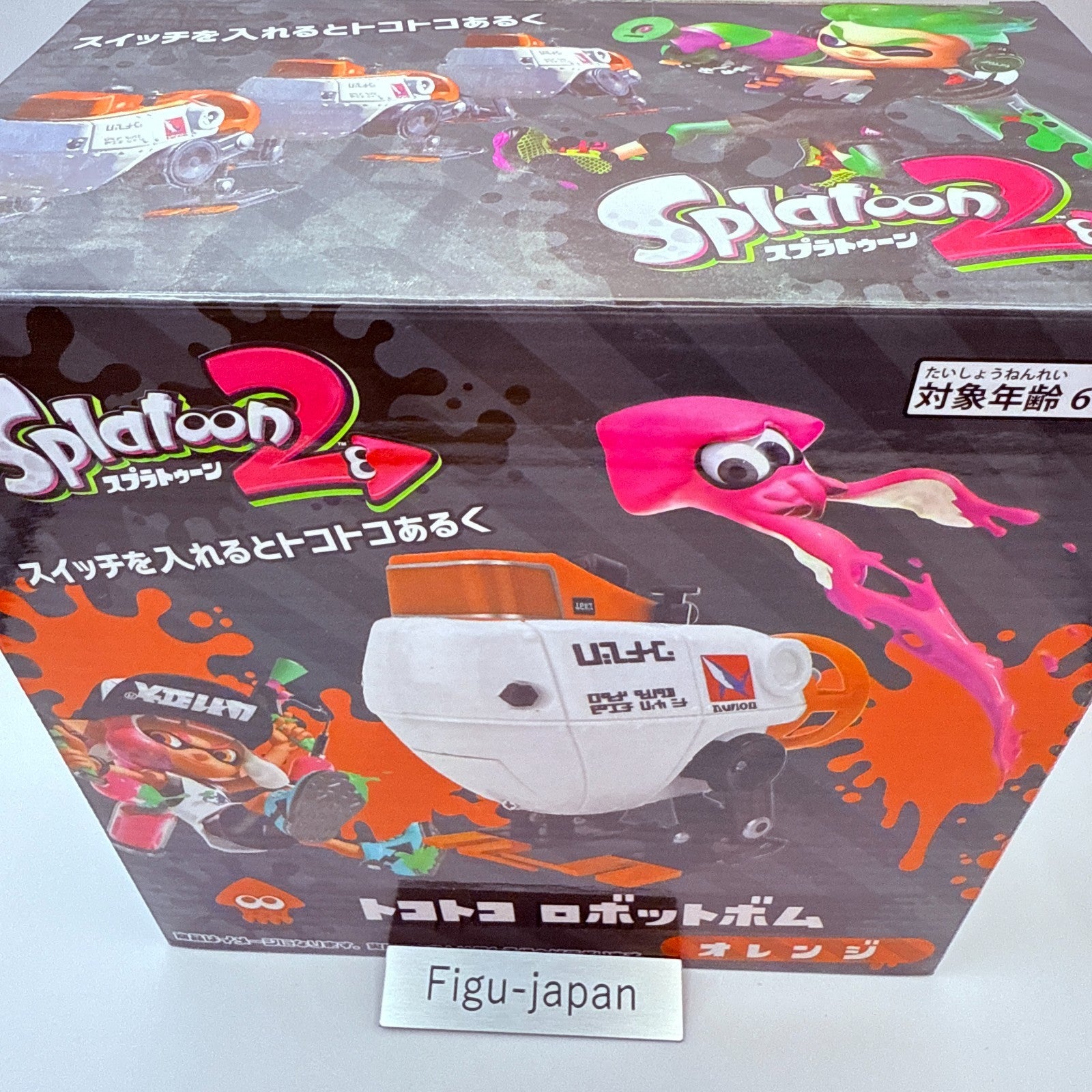 Nintendo Splatoon 2  Tokotoko Robot Bomb Figure Orange ver. Japan [express]7