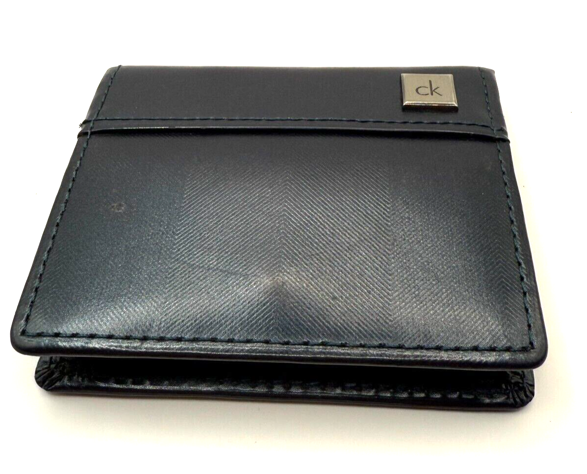 Calvin Klein Gray Faux Leather Discontinued product With Coin Purse.[express]0