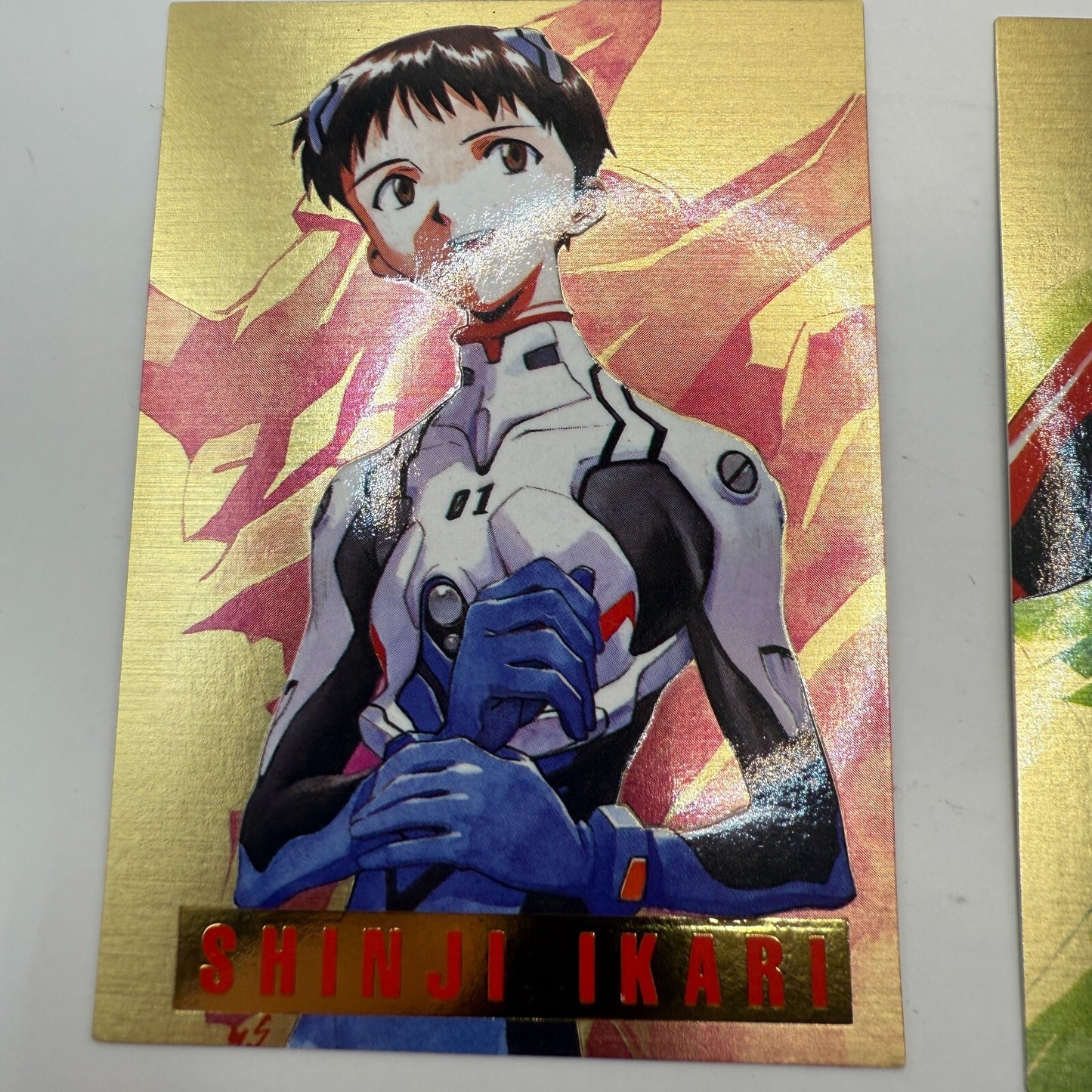 1996Evangelion Carddass Masters Vol.1 SP1SP4 Full Set w/Winning Letter Sadamoto3