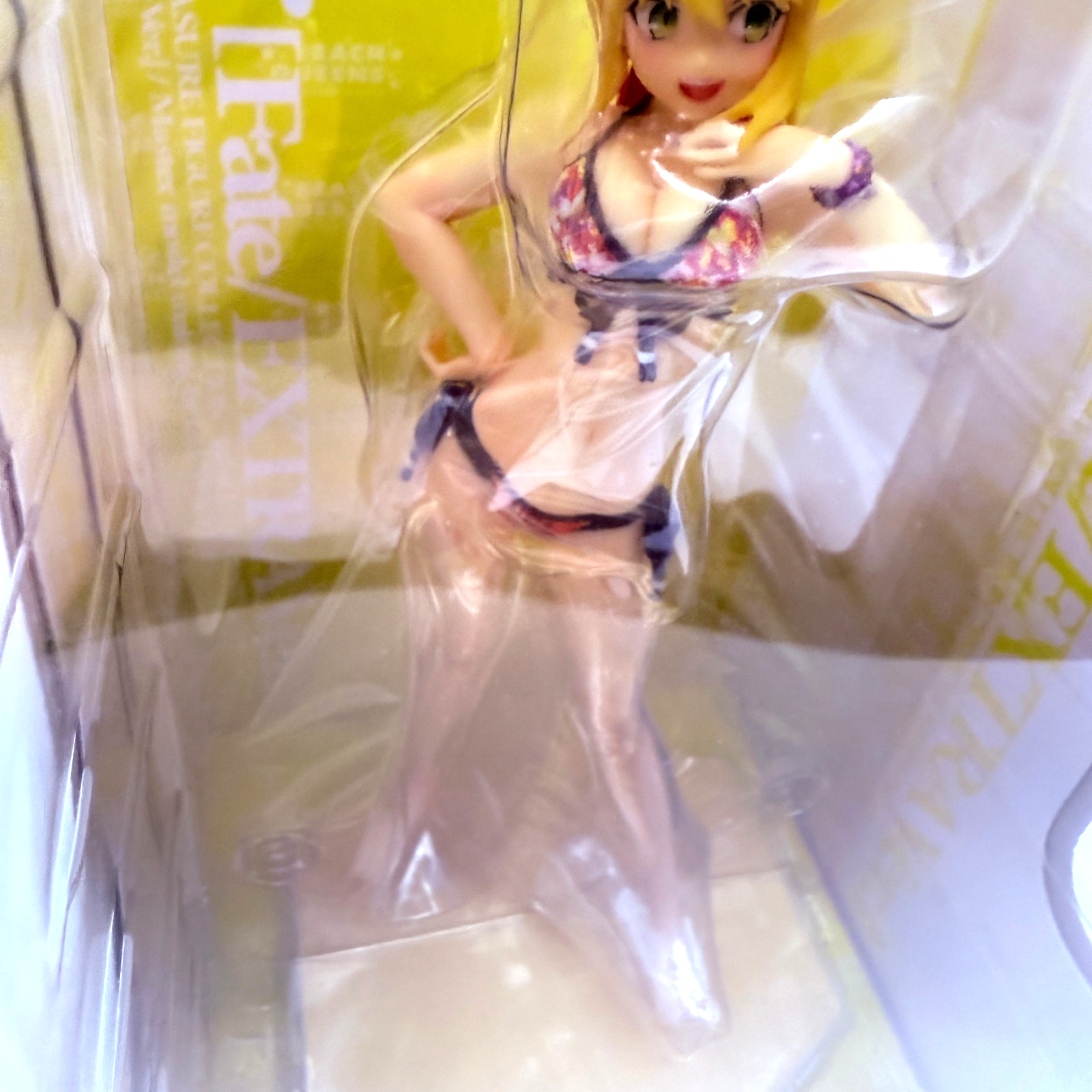 Beach Queens Fate/EXTRA Saber Nero Swimsuit 1/10 Figure WAVE MISB Authentic NEW3