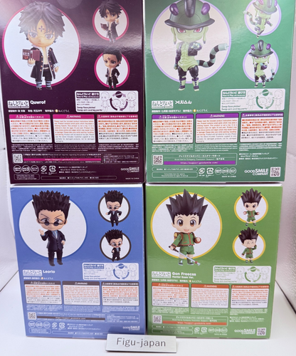Hunter x Hunter Nendoroid Set 4 Figures Gon Meruem Leorio Chrollo GSC MISB Lot14