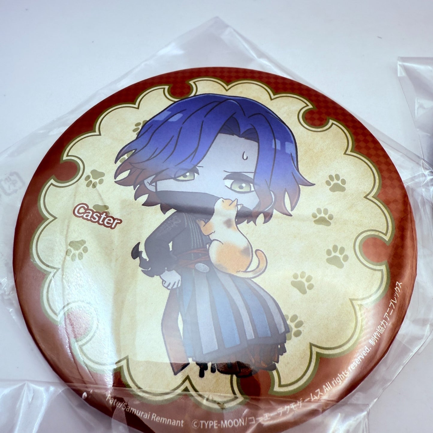 Fate/Samurai Remnant 2nd Anniv Kuji Caster Assassin 5Item Set Bonus Mini Badge3