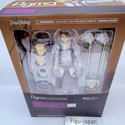 Levi Cleaning Ver Attack on Titan figma EX-020 Max Factory Bonus Stand MISB9