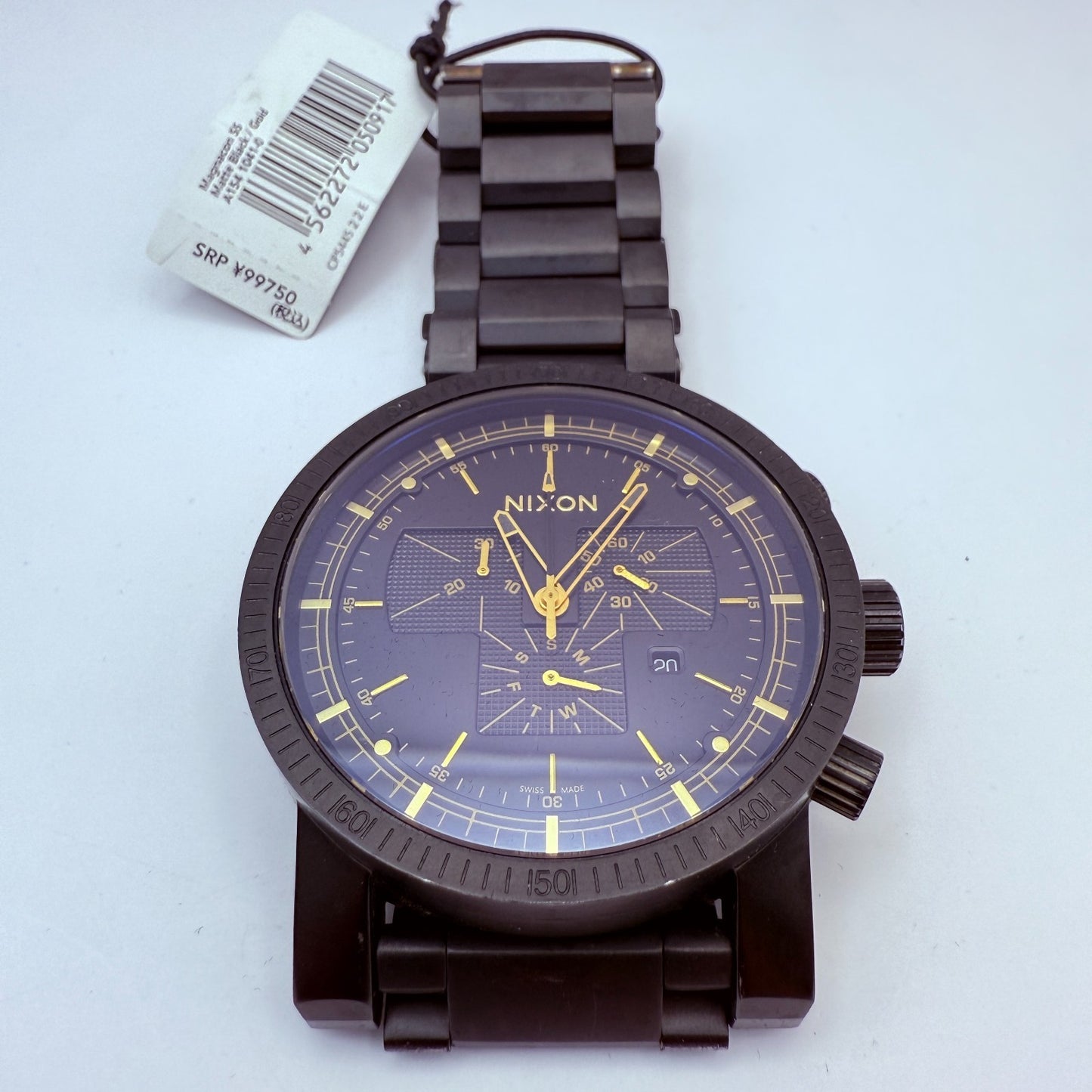 NEW Nixon Magnacon SS 2 Minutes To Midnight Black Gold Limited 100% AUTH EXPRESS17