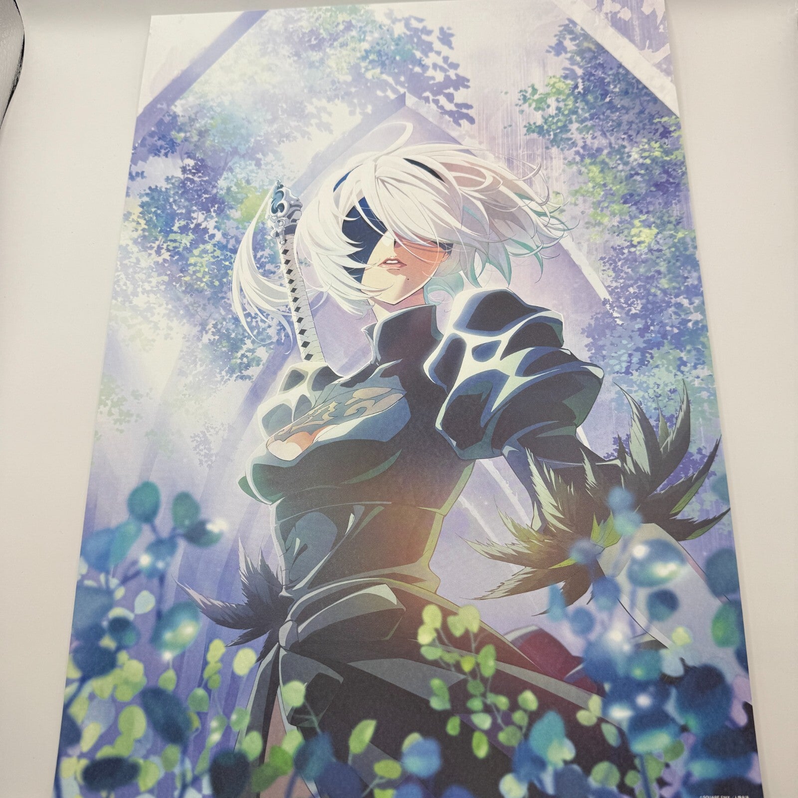 NieR:Automata Ver1.1a Ichiban Kuji Prize A 2B Art Holder Display Case Japan3