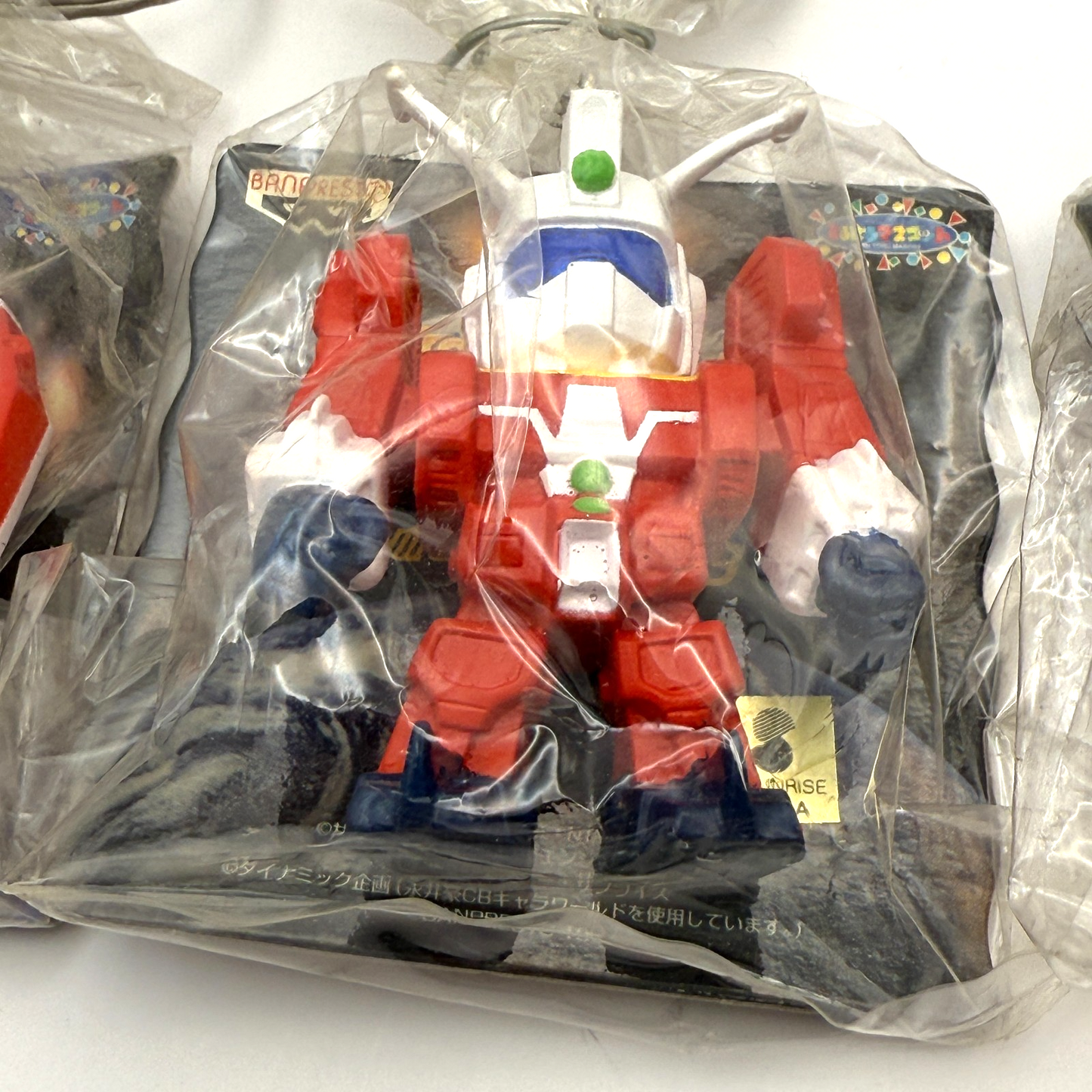 Super Robot Wars Keychain Set Gundam Evangelion Ideon Bilbain Vintage Japan3