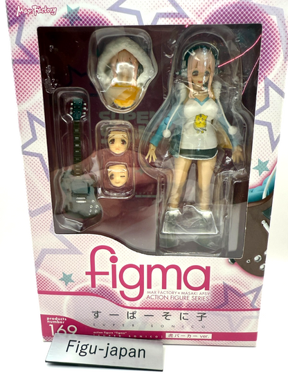Figma Super Sonico Tiger Hoodie ver Action Figure 169 Max Factory  [express]0