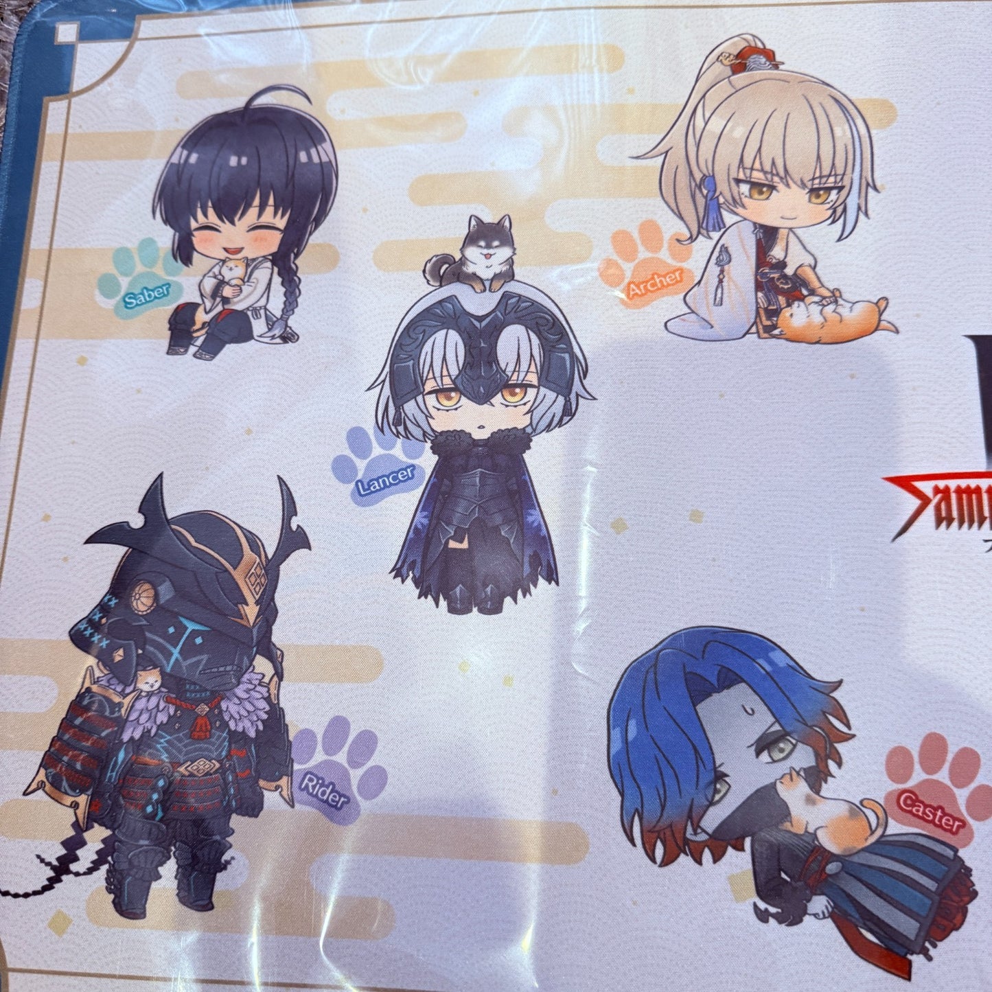 Fate/Samurai Remnant 2nd Anniv Kuji Musashi Set Art Board File Mug Desk Pad JP8