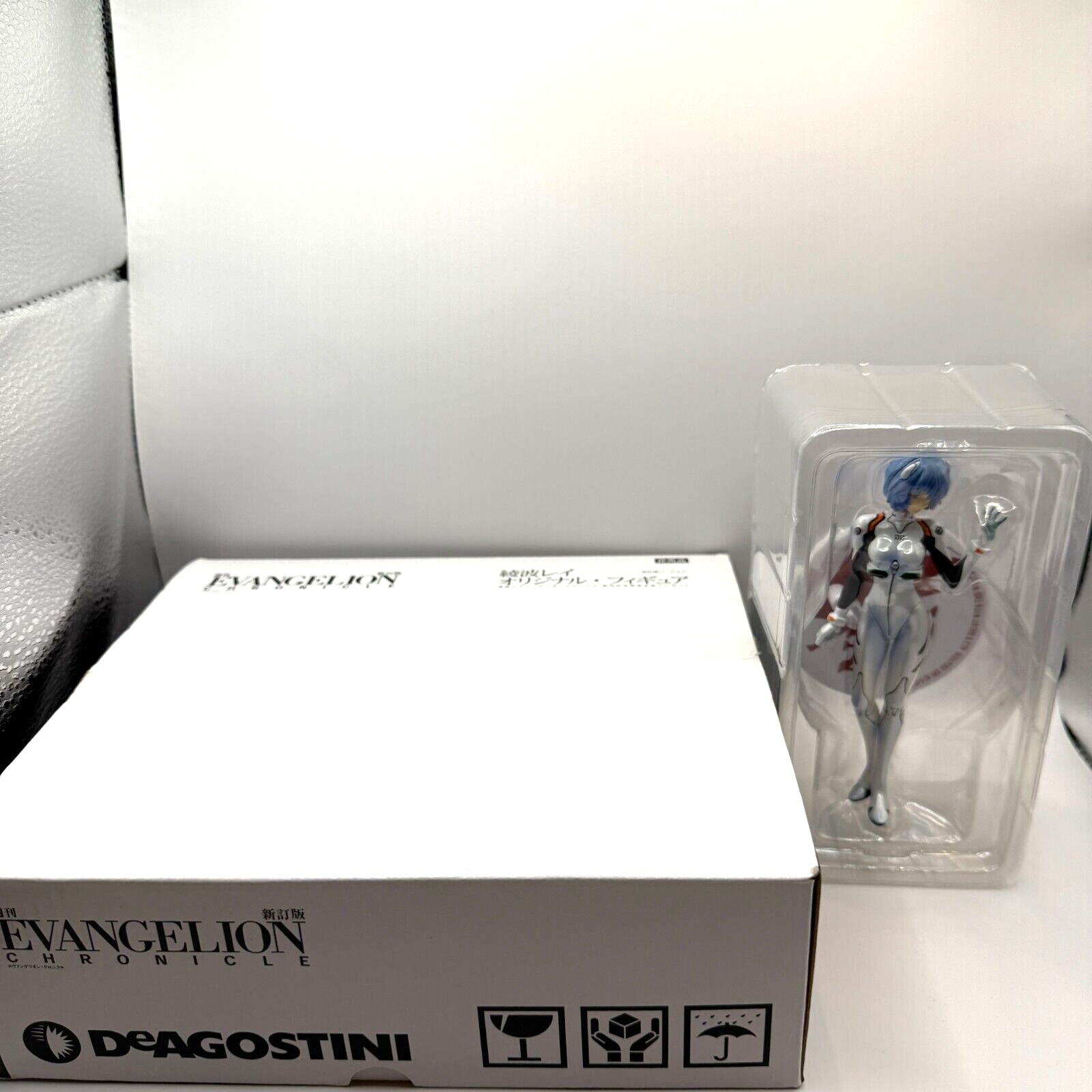 Evangelion Chronicle Rei Ayanami Figure DeAgostini Limited Official Statue New0