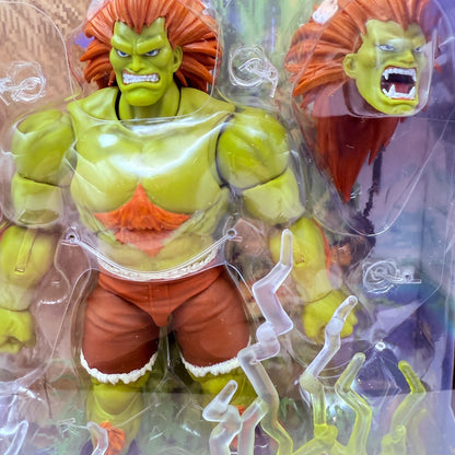 Jada Toys Street Fighter II Blanka 1/12 Action Figure Japan Evolit Ver New Seale2