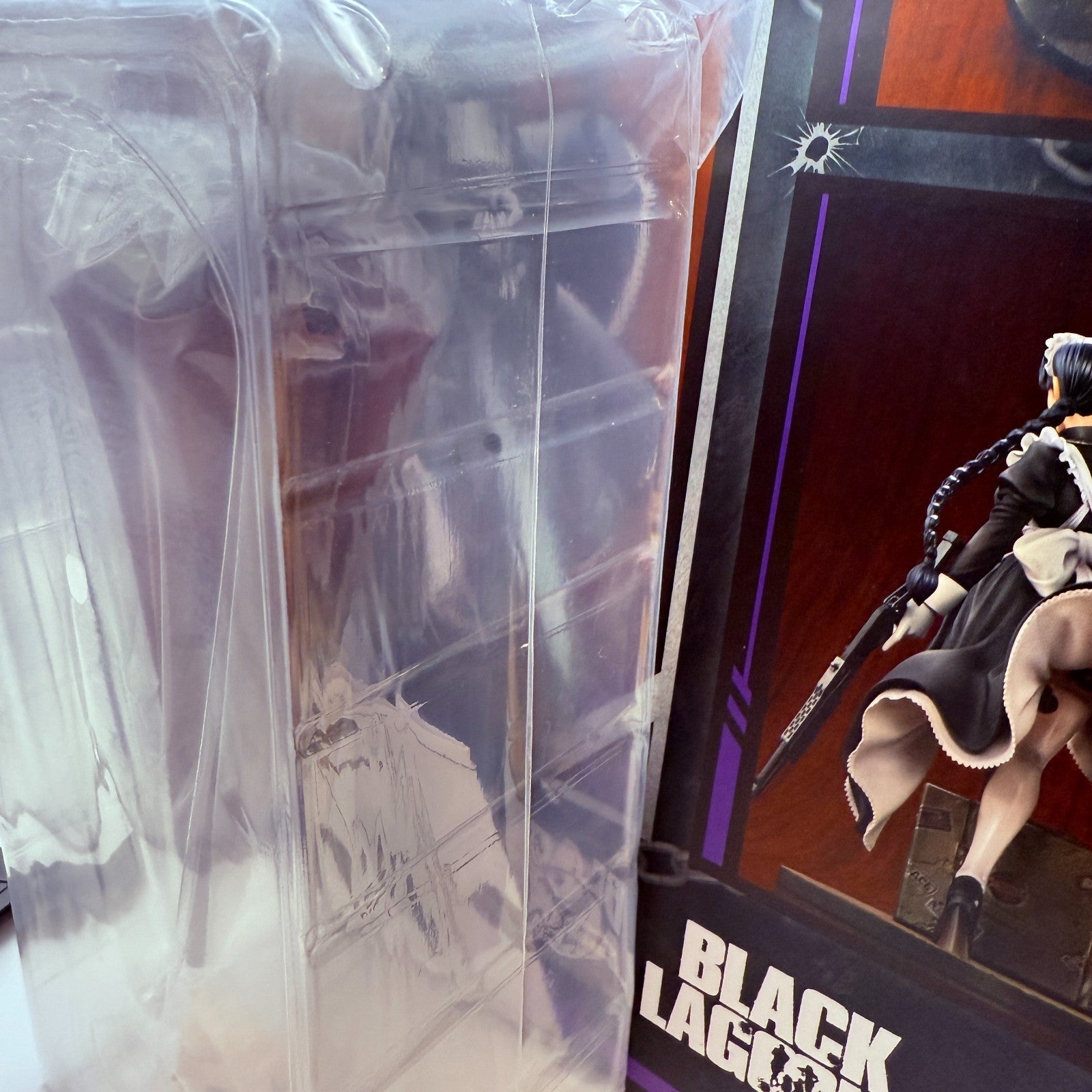 Black Lagoon Roberta Nightmare Maid 1/7 Figure Bonus Hound Face Umbrella Medicos6