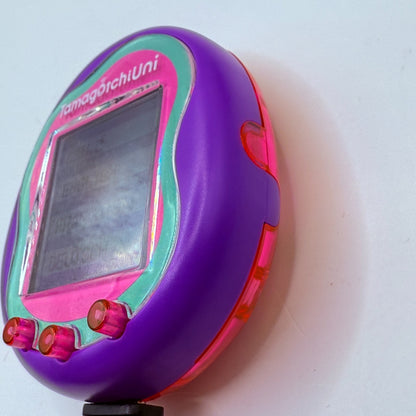 Bandai Tamagotchi Uni Purple Virtual Pet Tamaverse Wearable MIB Authentic13