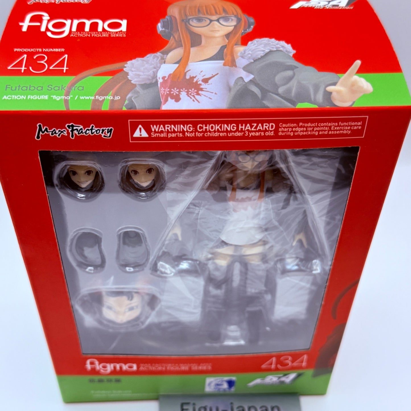 figma 434 Persona 5 Futaba Sakura Navi Oracle Action Figure MISB Authentic8