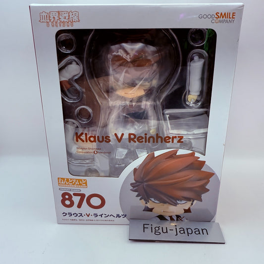Nendoroid 870 Klaus V Reinherz Blood Blockade Battlefront Kekkai Sensen NEW GSC0