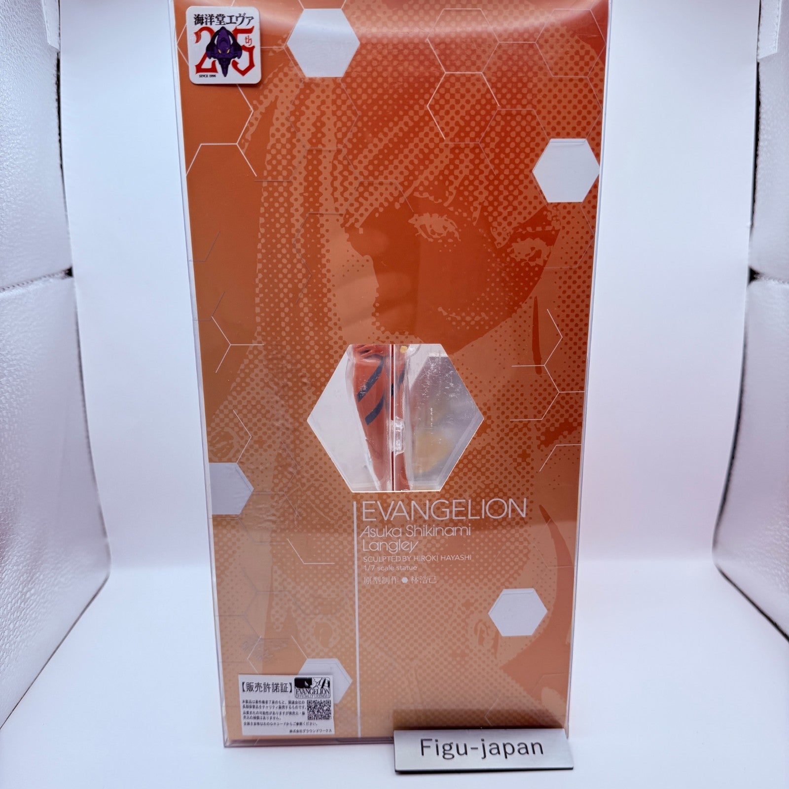 EVAGIRLS Asuka Langley Figure Hayashi Hiroki Collection Evangelion Exhibition8