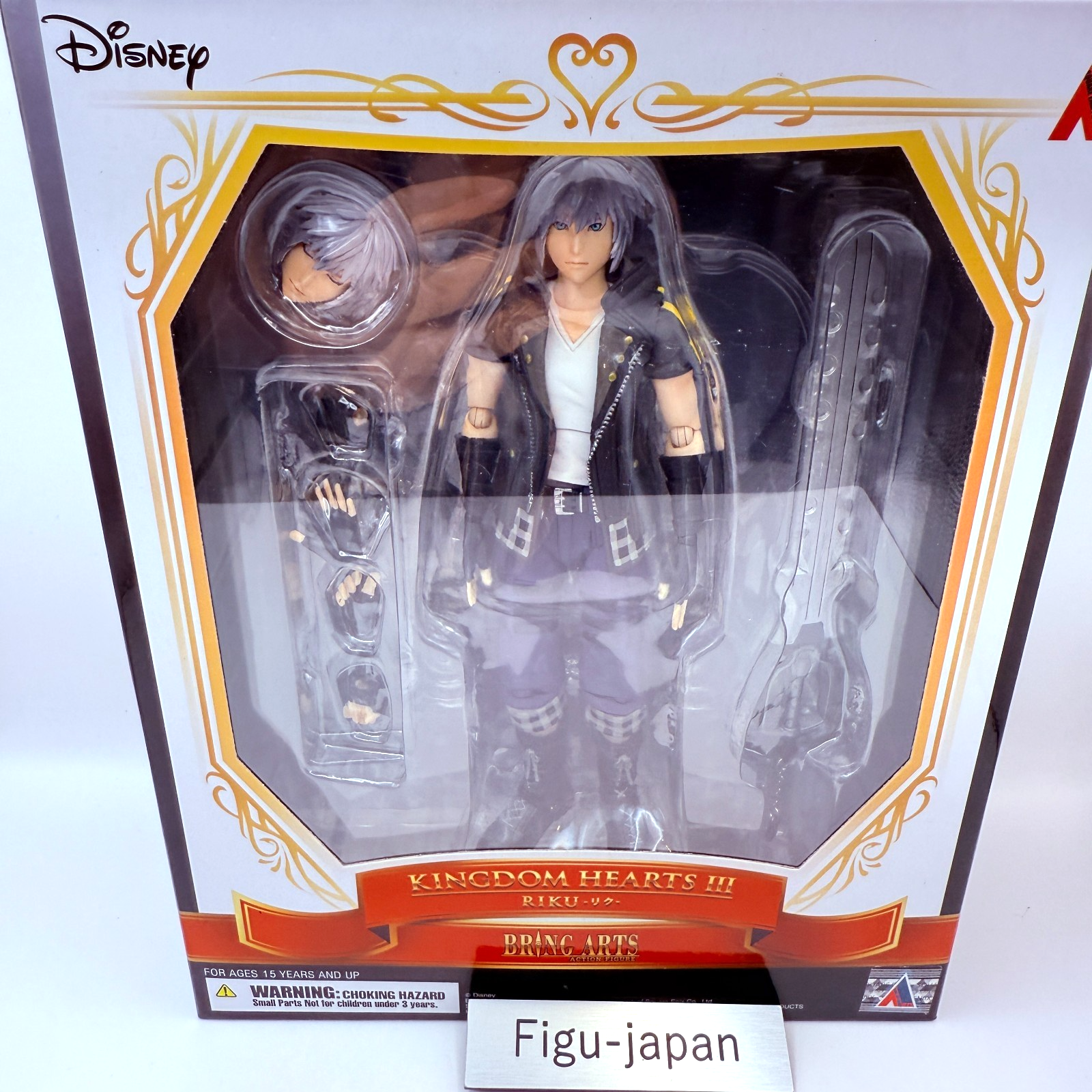Square Enix Bring Arts Riku Kingdom Hearts III 3 Action Figure Disney Japan Used0