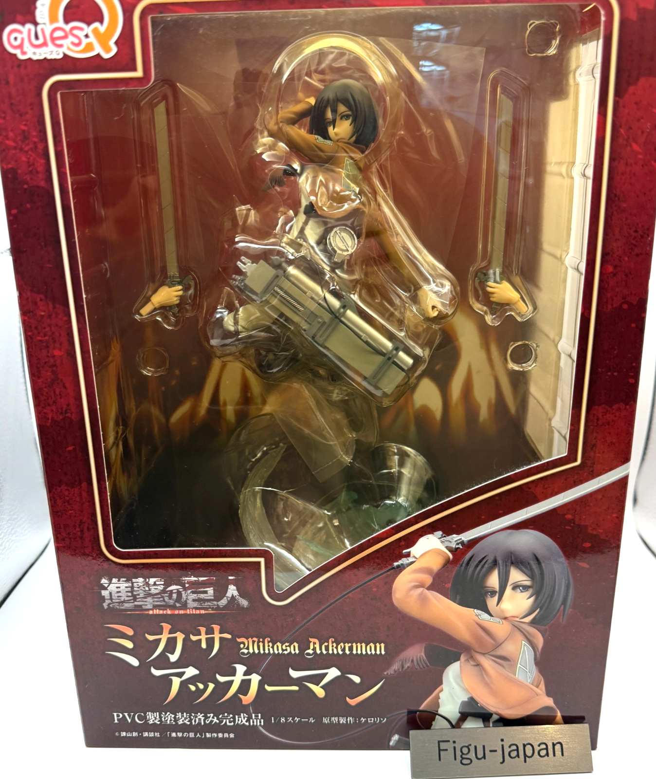Attack On Titan Mikasa Ackerman  Quesq 1/8 Complete Figure  [express]0