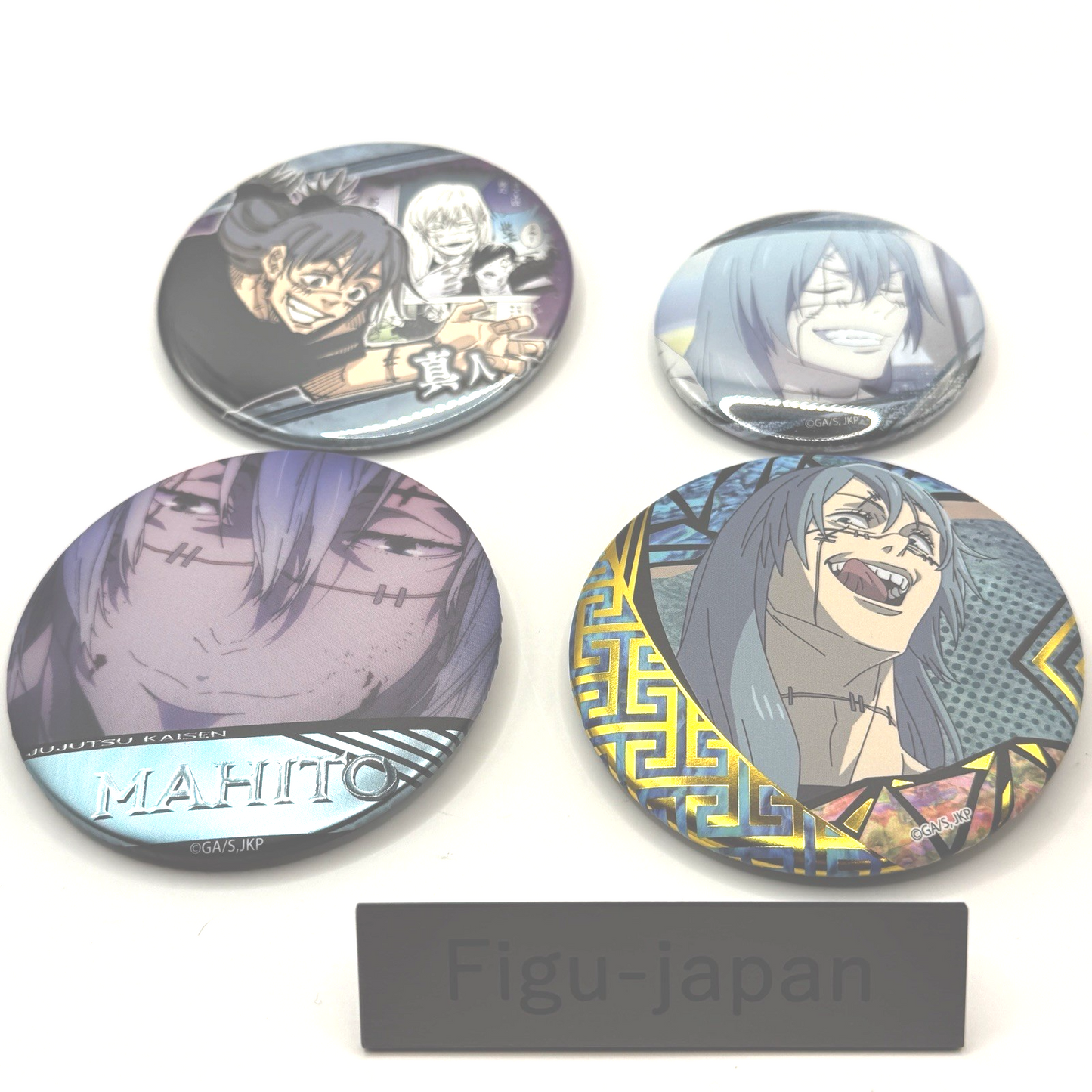 Mahito Pinback Button Badge Set 4 Jujutsu Kaisen Villains Itabag Accessory0