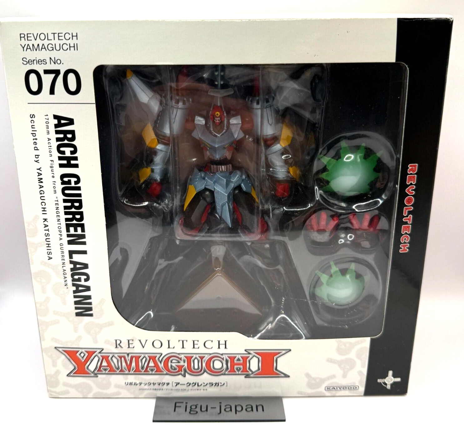 Revoltech Yamaguchi Arch Gurren Lagann Tengentoppa Gurrenlagann 070 japan used0