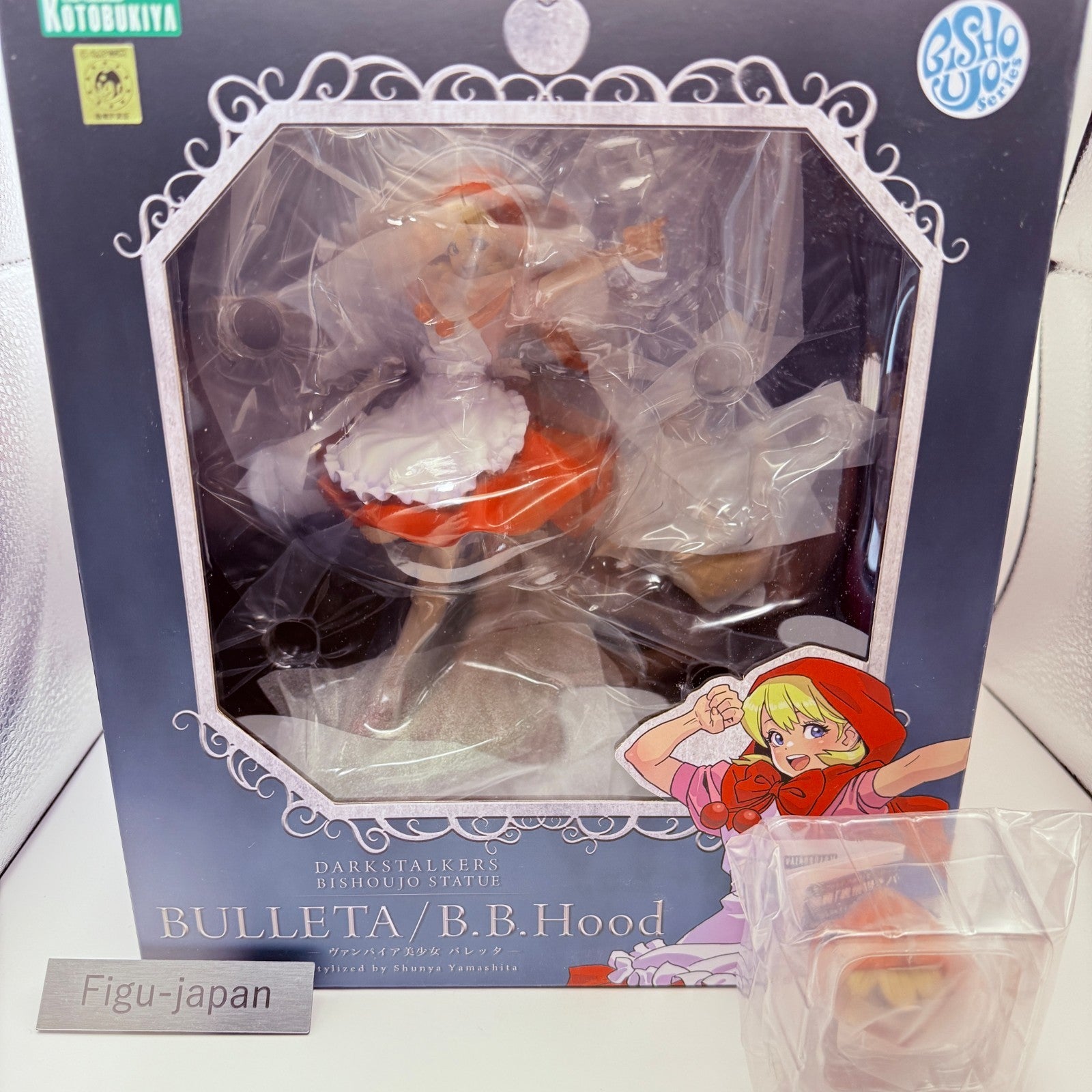 B.B. Hood Bulleta Bishoujo Statue Darkstalkers Kotobukiya w/ Bonus Face MISB0