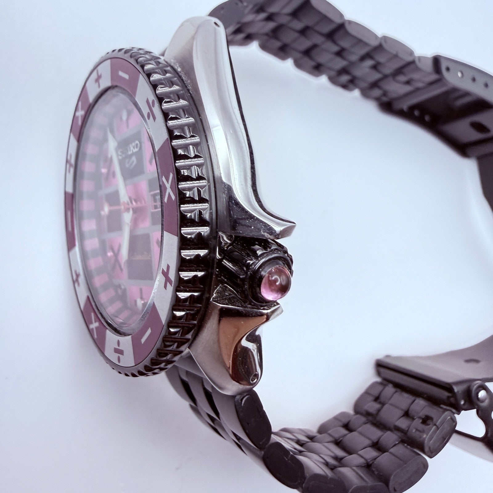 Trish Una SEIKO Watch SBSA033 JoJo Bizarre Adventure Golden Wind Custom Band MIB8
