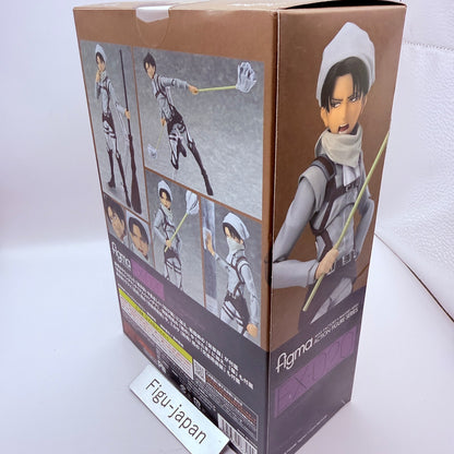Levi Cleaning Ver Attack on Titan figma EX-020 Max Factory Bonus Stand MISB3