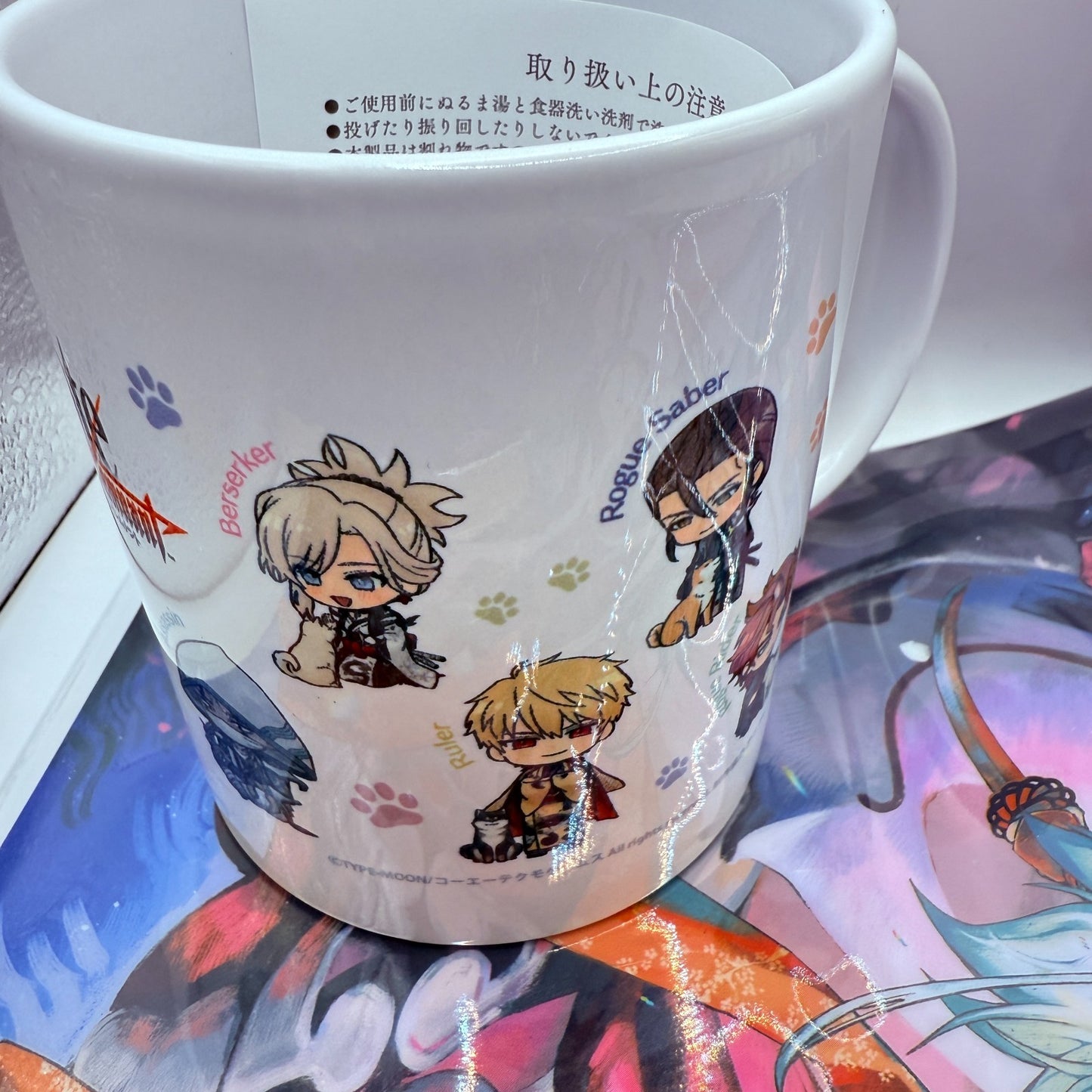 Fate/Samurai Remnant 2nd Anniv Kuji Musashi Set Art Board File Mug Desk Pad JP16