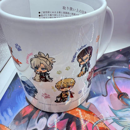 Fate/Samurai Remnant 2nd Anniv Kuji Musashi Set Art Board File Mug Desk Pad JP16
