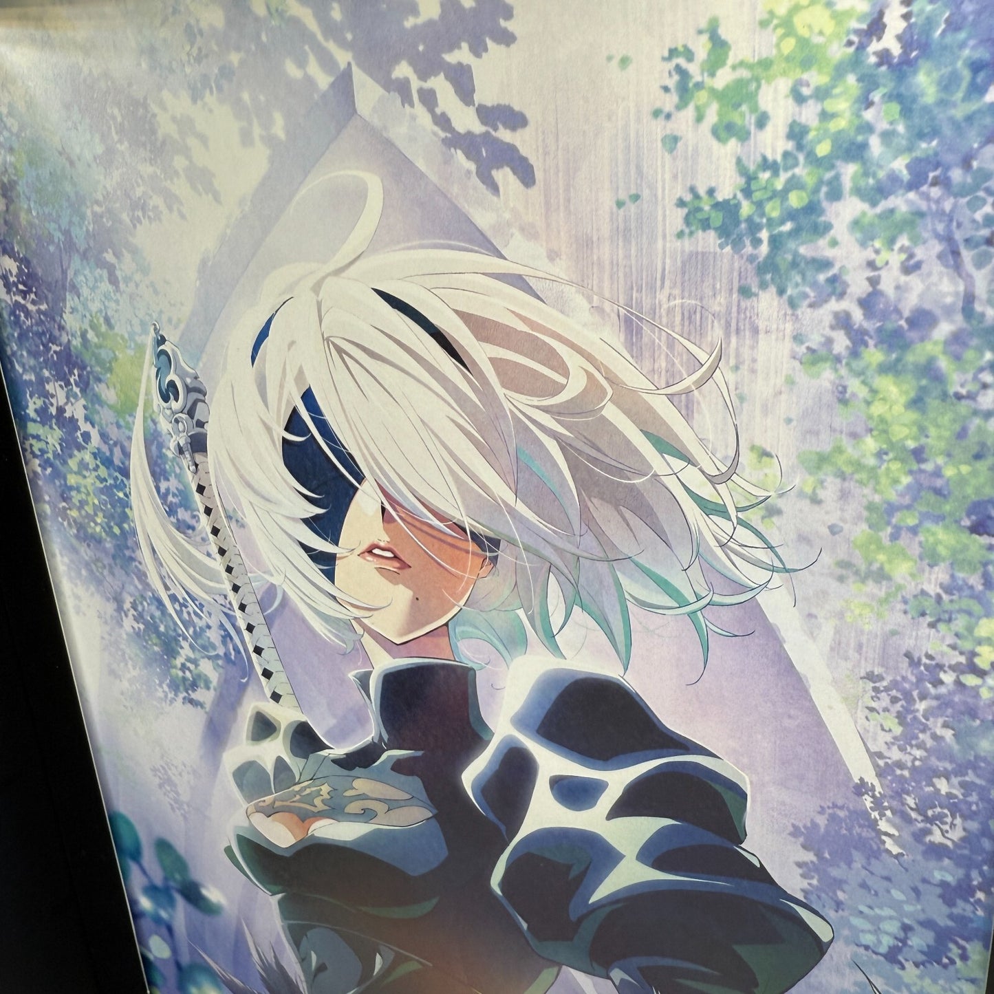 NieR:Automata Ver1.1a Ichiban Kuji Prize A 2B Art Holder Display Case Japan5