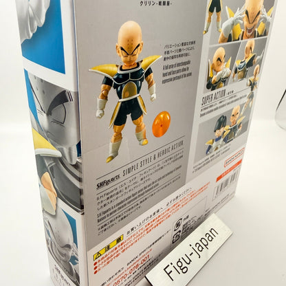 Krillin Battle Clothes S.H.Figuarts Dragon Ball Z Bandai Action Figure MISB7