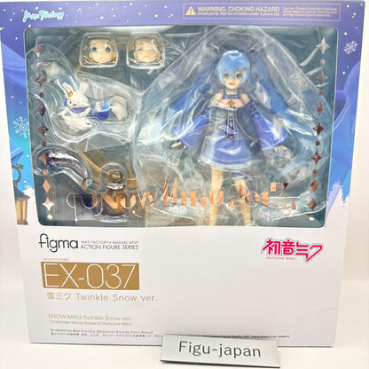 Snow Miku Twinkle Snow Ver figma EX-037 Hatsune Max Factory Anime Figure MISB0