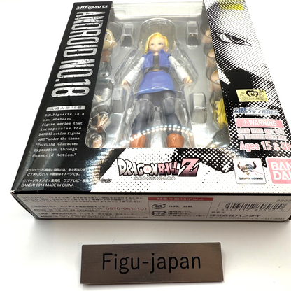 S.H.Figuarts Android 18 Dragon Ball Z Figure First Release Toei Sticker Mint0