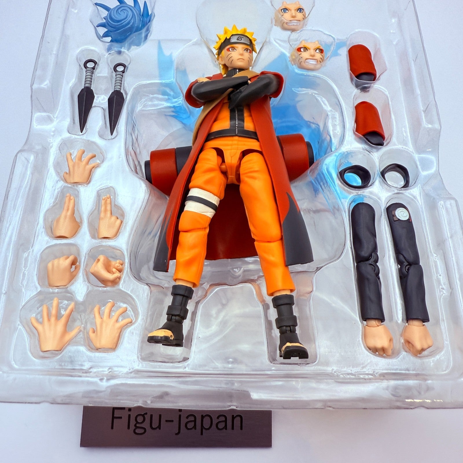 Naruto Uzumaki Sage Mode Complete Edition S.H.Figuarts Bandai Figurine MIB14