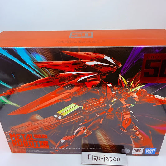 METAL ROBOT SPIRITS Wing Gundam Zero CHOGOKIN 50th Red Plated Bandai NIB1
