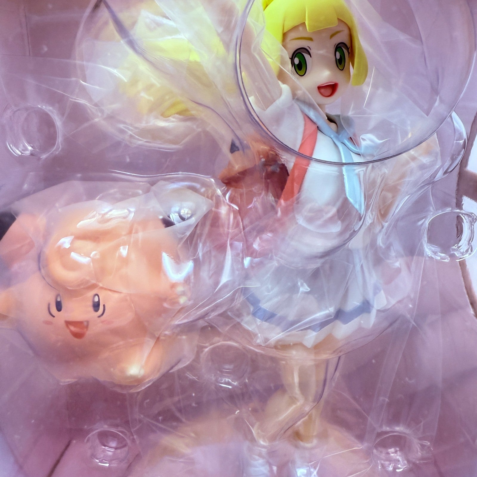 Kotobukiya Pokemon Center Lillie & Clefairy 1/8 Figure NEW Ganbari Lillie Japan9