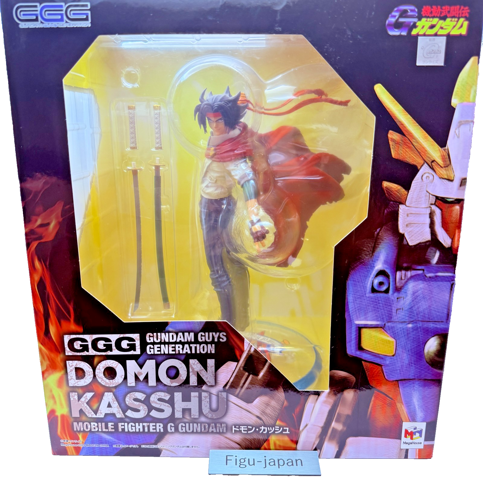 GGG Mobile Fighter G Gundam Domon Kasshu Figure MegaHouse from Neo japan express0
