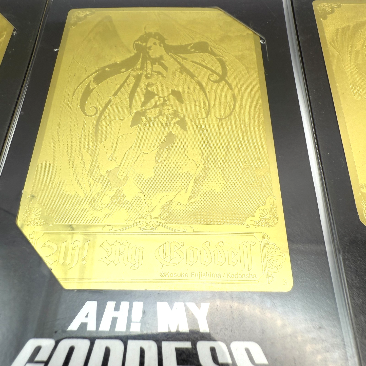 Ah! My Goddess metal Gold Card set of 12 Verdandi Urd Skuld [express]2