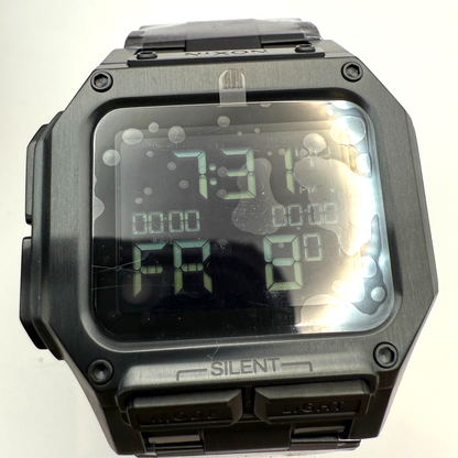 NIXON Regulus SS ALL BLACK Glus Men's Quartz Digital Watch [express]9