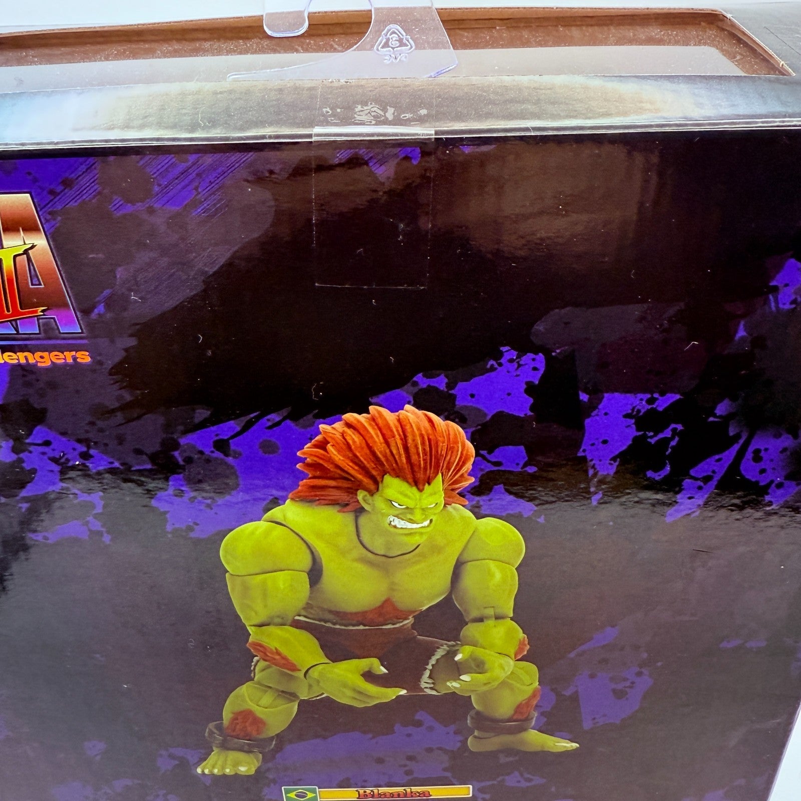 Jada Toys Street Fighter II Blanka 1/12 Action Figure Japan Evolit Ver New Seale7