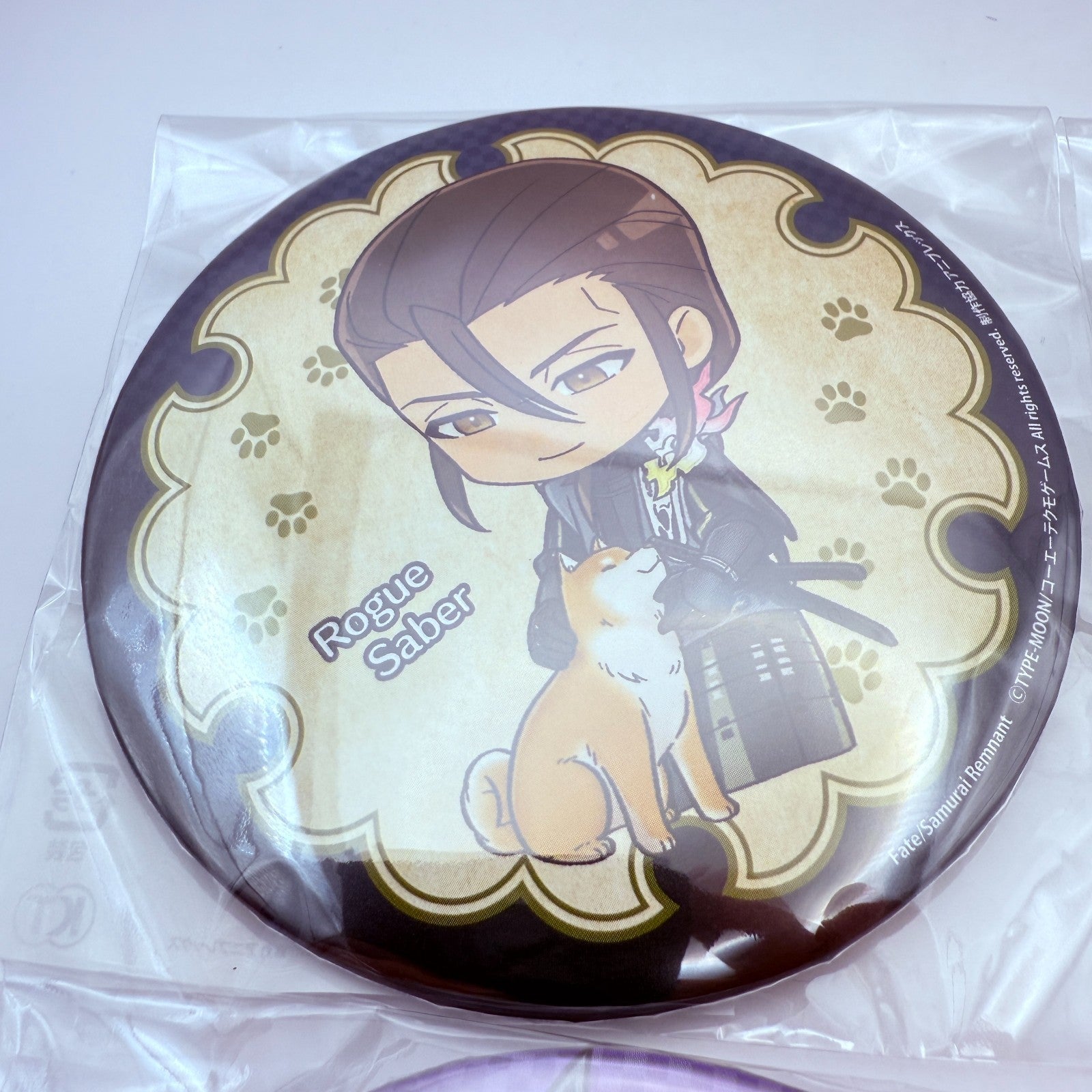 Fate/Samurai Remnant 2nd Anniv Kuji Rider Ushi Gozen Zhao Yun Yagyu Set Badge3