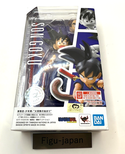 S.H.Figuarts Kid Goku Son Goku Childhood Dragon Ball Bandai Authentic0