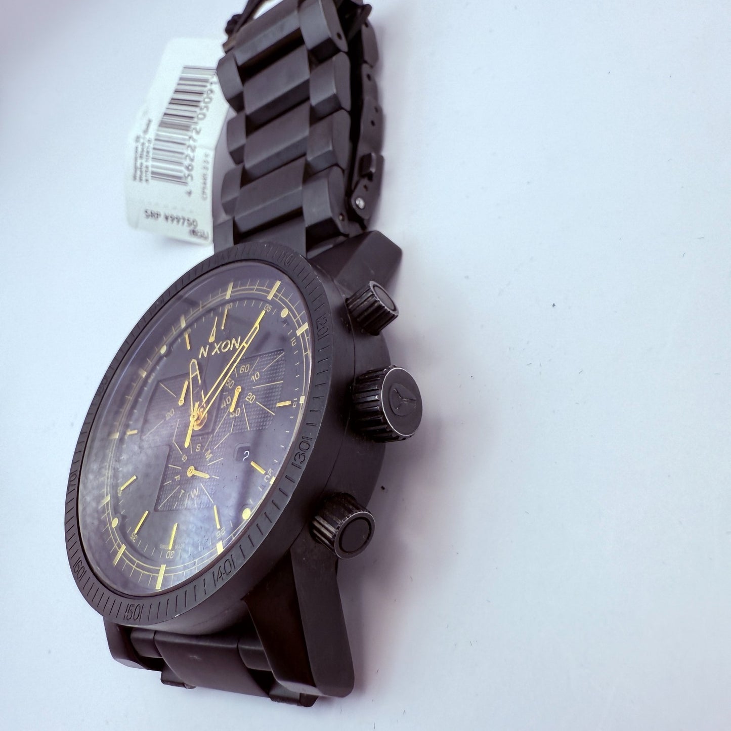NEW Nixon Magnacon SS 2 Minutes To Midnight Black Gold Limited 100% AUTH EXPRESS15