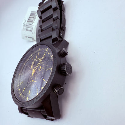 NEW Nixon Magnacon SS 2 Minutes To Midnight Black Gold Limited 100% AUTH EXPRESS15