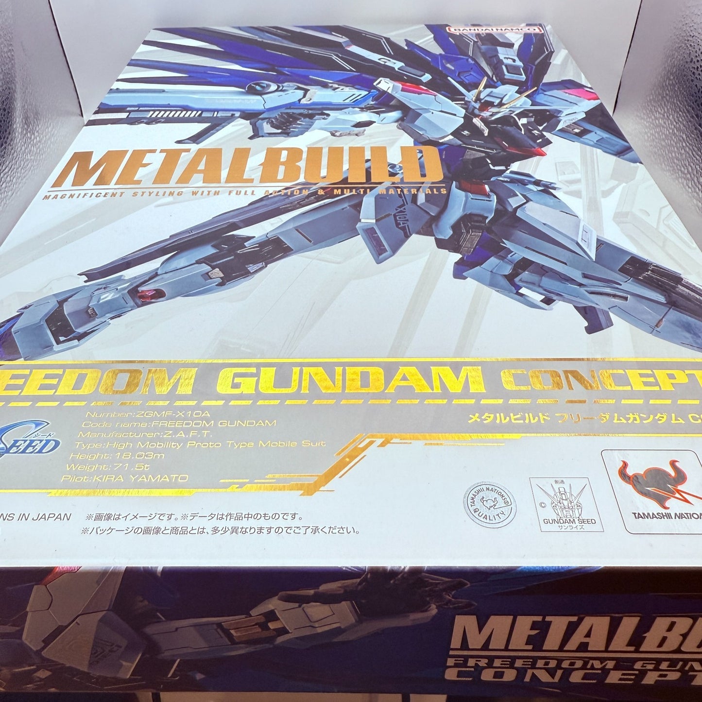 METAL BUILD Freedom Gundam Concept 2 Resale Ver. GUNDAM SEED Bandai Figure New5